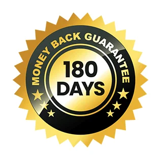 VisiActive Money Back Guarantee Seal